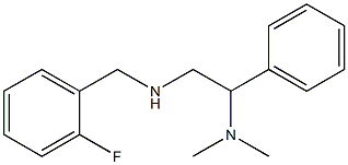 [2-(dimethylamino)-2-phenylethyl][(2-fluorophenyl)methyl]amine Struktur