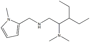 [2-(dimethylamino)-3-ethylpentyl][(1-methyl-1H-pyrrol-2-yl)methyl]amine Struktur