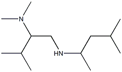 [2-(dimethylamino)-3-methylbutyl](4-methylpentan-2-yl)amine Struktur