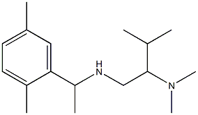 [2-(dimethylamino)-3-methylbutyl][1-(2,5-dimethylphenyl)ethyl]amine Struktur