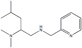 [2-(dimethylamino)-4-methylpentyl](pyridin-2-ylmethyl)amine Struktur