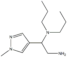 [2-amino-1-(1-methyl-1H-pyrazol-4-yl)ethyl]dipropylamine Struktur