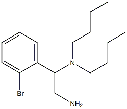 [2-amino-1-(2-bromophenyl)ethyl]dibutylamine Struktur