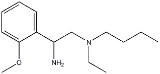 [2-amino-2-(2-methoxyphenyl)ethyl](butyl)ethylamine Struktur