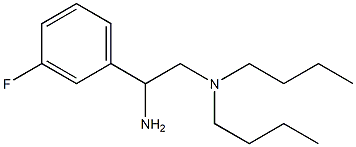 [2-amino-2-(3-fluorophenyl)ethyl]dibutylamine Struktur