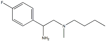 [2-amino-2-(4-fluorophenyl)ethyl](butyl)methylamine Struktur