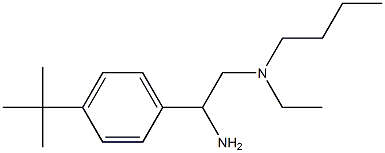 [2-amino-2-(4-tert-butylphenyl)ethyl](butyl)ethylamine Struktur