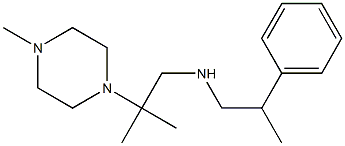 [2-methyl-2-(4-methylpiperazin-1-yl)propyl](2-phenylpropyl)amine Structure