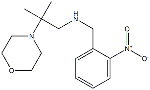 [2-methyl-2-(morpholin-4-yl)propyl][(2-nitrophenyl)methyl]amine Struktur