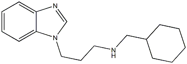 [3-(1H-1,3-benzodiazol-1-yl)propyl](cyclohexylmethyl)amine Struktur