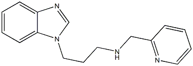 [3-(1H-1,3-benzodiazol-1-yl)propyl](pyridin-2-ylmethyl)amine Struktur