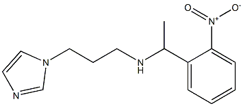 [3-(1H-imidazol-1-yl)propyl][1-(2-nitrophenyl)ethyl]amine Struktur