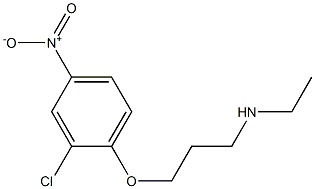 [3-(2-chloro-4-nitrophenoxy)propyl](ethyl)amine Struktur