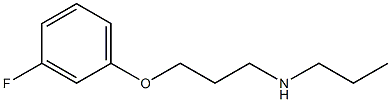 [3-(3-fluorophenoxy)propyl](propyl)amine Struktur