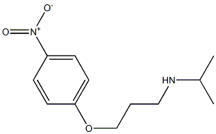 [3-(4-nitrophenoxy)propyl](propan-2-yl)amine Struktur