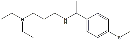 [3-(diethylamino)propyl]({1-[4-(methylsulfanyl)phenyl]ethyl})amine Struktur