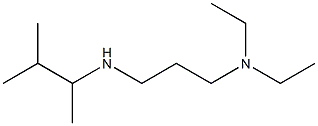 [3-(diethylamino)propyl](3-methylbutan-2-yl)amine Struktur