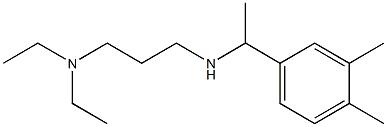 [3-(diethylamino)propyl][1-(3,4-dimethylphenyl)ethyl]amine Struktur