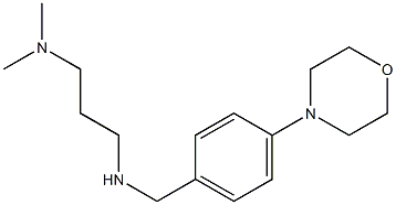 [3-(dimethylamino)propyl]({[4-(morpholin-4-yl)phenyl]methyl})amine Struktur