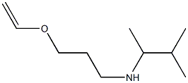 [3-(ethenyloxy)propyl](3-methylbutan-2-yl)amine Struktur