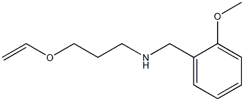 [3-(ethenyloxy)propyl][(2-methoxyphenyl)methyl]amine Struktur