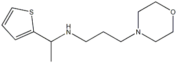 [3-(morpholin-4-yl)propyl][1-(thiophen-2-yl)ethyl]amine Struktur