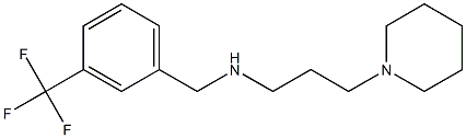 [3-(piperidin-1-yl)propyl]({[3-(trifluoromethyl)phenyl]methyl})amine Struktur