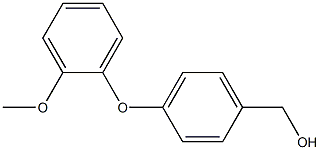 [4-(2-methoxyphenoxy)phenyl]methanol Struktur