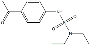 1-{4-[(diethylsulfamoyl)amino]phenyl}ethan-1-one Struktur