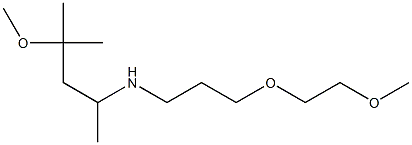 10,12,12-trimethyl-2,5,13-trioxa-9-azatetradecane Struktur