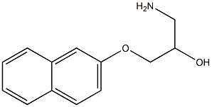 1-amino-3-(2-naphthyloxy)propan-2-ol Struktur