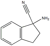 1-aminoindane-1-carbonitrile Struktur