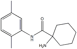 1-amino-N-(2,5-dimethylphenyl)cyclohexanecarboxamide Struktur