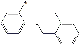 1-bromo-2-[(2-methylphenyl)methoxy]benzene Struktur