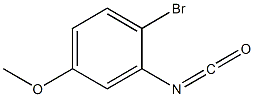 1-bromo-2-isocyanato-4-methoxybenzene Struktur