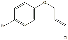 1-bromo-4-{[(2E)-3-chloroprop-2-enyl]oxy}benzene Struktur