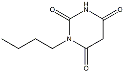 1-butyl-1,3-diazinane-2,4,6-trione Struktur