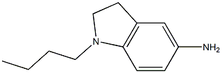 1-butyl-2,3-dihydro-1H-indol-5-amine Struktur