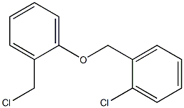 1-chloro-2-[2-(chloromethyl)phenoxymethyl]benzene Struktur