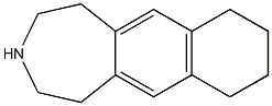 1H,2H,3H,4H,5H,7H,8H,9H,10H-naphtho[2,3-d]azepine Struktur