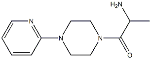 1-methyl-2-oxo-2-(4-pyridin-2-ylpiperazin-1-yl)ethylamine Struktur