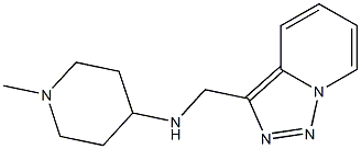 1-methyl-N-{[1,2,4]triazolo[3,4-a]pyridin-3-ylmethyl}piperidin-4-amine Struktur