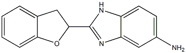 2-(2,3-dihydro-1-benzofuran-2-yl)-1H-benzimidazol-5-amine Struktur