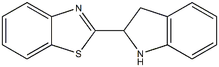 2-(2,3-dihydro-1H-indol-2-yl)-1,3-benzothiazole Struktur