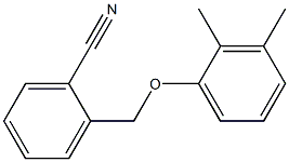 2-(2,3-dimethylphenoxymethyl)benzonitrile Struktur