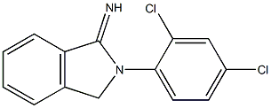 2-(2,4-dichlorophenyl)-2,3-dihydro-1H-isoindol-1-imine Struktur