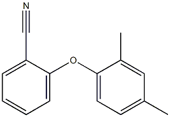 2-(2,4-dimethylphenoxy)benzonitrile Struktur