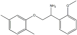 2-(2,5-dimethylphenoxy)-1-(2-methoxyphenyl)ethanamine Struktur