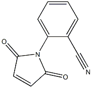 2-(2,5-dioxo-2,5-dihydro-1H-pyrrol-1-yl)benzonitrile Struktur