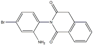 2-(2-amino-4-bromophenyl)-1,2,3,4-tetrahydroisoquinoline-1,3-dione Struktur